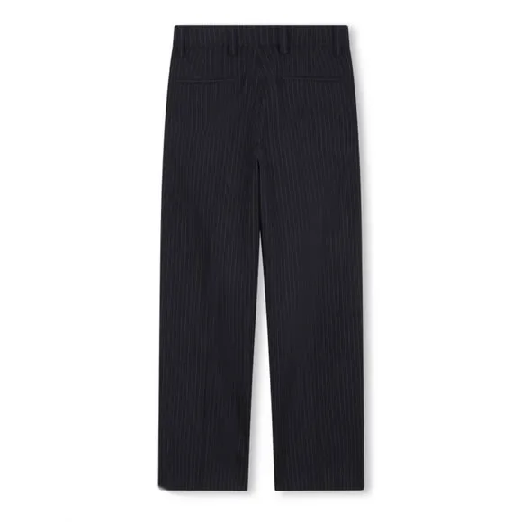 BOSS - Pinstripe Dress Pants - Navy